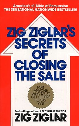 Couverture cartonnée Zig Ziglar's Secrets of Closing the Sale de Zig Ziglar