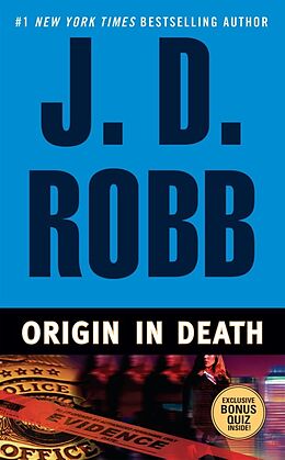 Couverture cartonnée Origin in Death de J D Robb