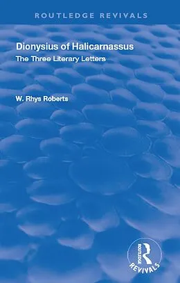 E-Book (epub) The Three Literary Letters von W. Rhys Roberts