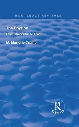 E-Book (pdf) The Epyllion von M. Marjorie Crump