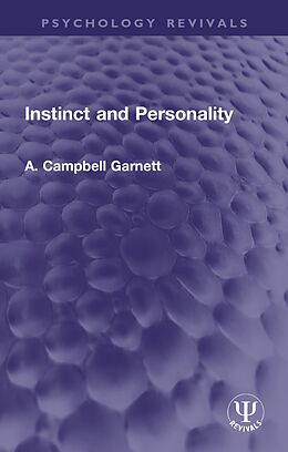 eBook (pdf) Instinct and Personality de A. Campbell Garnett