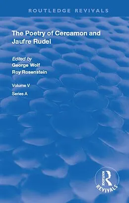 E-Book (pdf) The Poetry of Cercamon and Jaufre Rudel von 