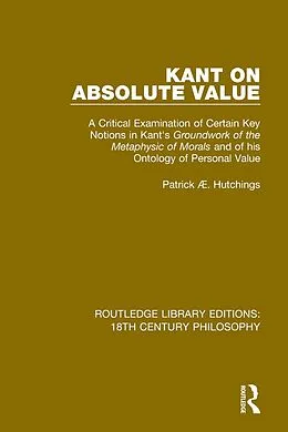 PDF Kant on Absolute Value von Patrick Æ. Hutchings