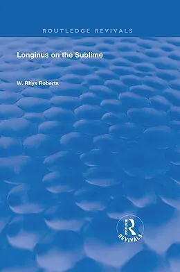 E-Book (epub) Longinus on the Sublime von W. Rhys Roberts