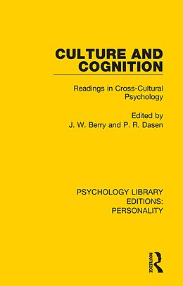 E-Book (pdf) Culture and Cognition von 