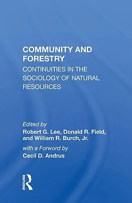 PDF Community And Forestry von Robert G Lee