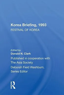 ePUB Korea Briefing, 1993 von Donald N. Clark
