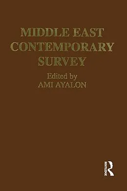 E-Book (epub) Middle East Contemporary Survey, Volume Xvi, 1992 von Ami Ayalon