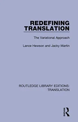 E-Book (pdf) Redefining Translation von Lance Hewson, Jacky Martin
