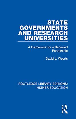 E-Book (epub) State Governments and Research Universities von David Weerts