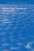E-Book (epub) Effective Policy, Planning and Implementation von Nick Gould, Keith Moultrie