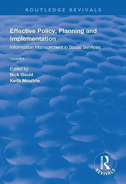 E-Book (epub) Effective Policy, Planning and Implementation von Nick Gould, Keith Moultrie