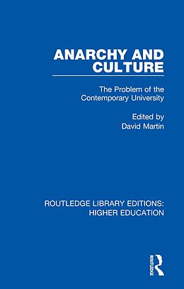 E-Book (epub) Anarchy and Culture von David Martin