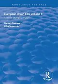 E-Book (epub) European Union Law von Damian Chalmers, Erika Szyszczak