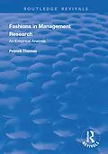 E-Book (epub) Fashions in Management Research von Patrick Thomas