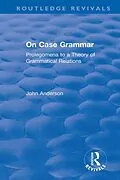 E-Book (pdf) On Case Grammar von John Anderson