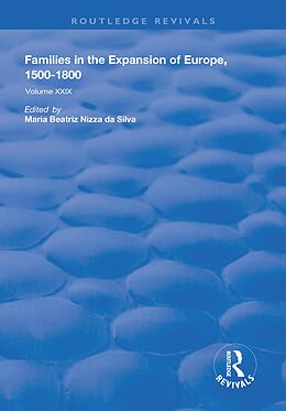 E-Book (epub) Families in the Expansion of Europe,1500-1800 von 