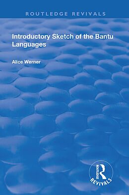 E-Book (pdf) Introductory Sketch of the Bantu Languages von Alice Werner