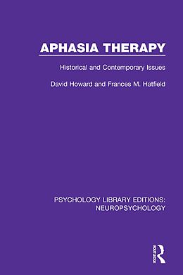 E-Book (pdf) Aphasia Therapy von David Howard, Frances M. Hatfield