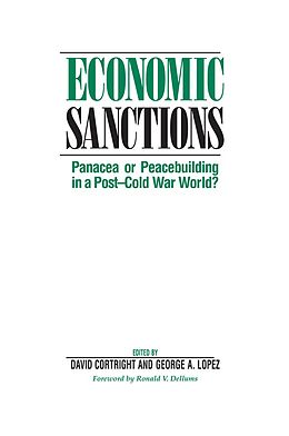 E-Book (epub) Economic Sanctions von David Cortright