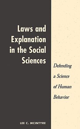 eBook (epub) Laws And Explanation In The Social Sciences de Lee C Mcintyre