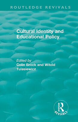 E-Book (pdf) Cultural Identity and Educational Policy von 