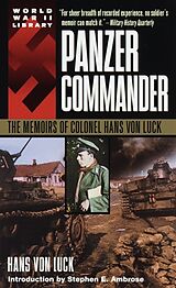 Couverture cartonnée Panzer Commander de Hans Von Luck