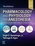Fester Einband Pharmacology and Physiology for Anesthesia von 
