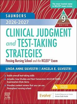 E-Book (epub) Saunders 2026-2027 Clinical Judgment and Test-Taking Strategies - E-Book von Linda Anne Silvestri, Angela Silvestri