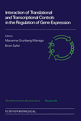 eBook (pdf) Interaction of Translational and Transcriptional Controls in the Regulation of Gene Expression de 