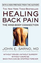 Couverture cartonnée Healing Back Pain de John E Sarno