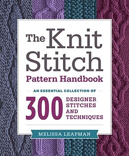 Broché The Knit Stitch Pattern Handbook de Melissa Leapman