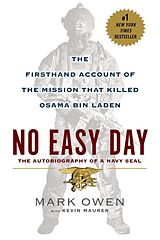 Couverture cartonnée No Easy Day de Mark Owen, Kevin Maurer