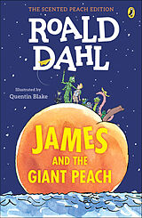 Couverture cartonnée James and the Giant Peach de Roald Dahl