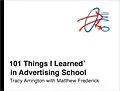E-Book (epub) 101 Things I Learned® in Advertising School von Tracy Arrington, Matthew Frederick