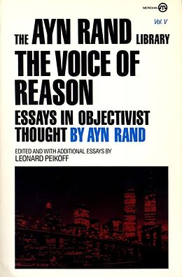 Couverture cartonnée The Voice of Reason de Ayn Rand