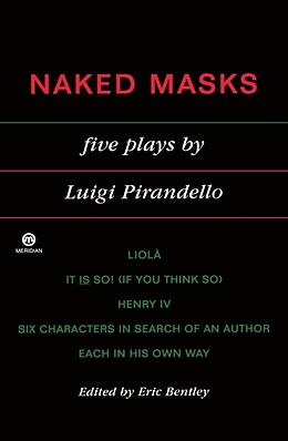 Poche format B Naked Masks de Luigi Pirandello