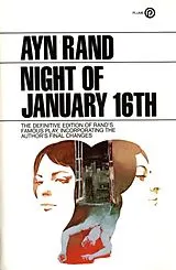 Kartonierter Einband Night of January 16th von Ayn Rand