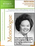 E-Book (epub) Profiles of Women Past & Present - Patsy Mink U.S. Congresswoman, Title IX Co-Author (1927 - 2002) von California Branch AAUW Thousand Oaks