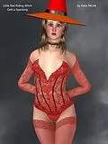 E-Book (epub) Little Red Riding Witch Gets a Spanking von Katie Nicole
