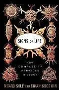 Kartonierter Einband Signs Of Life von Brian Goodwin, Ricard Sole