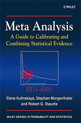 Couverture cartonnée Meta Analysis de Elena Kulinskaya, Stephan Morgenthaler, Robert G. Staudte