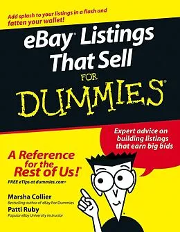 E-Book (pdf) eBay Listings That Sell For Dummies von Marsha Collier, Patti Louise Ruby
