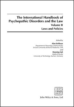 eBook (pdf) The International Handbook on Psychopathic Disorders and the Law de 