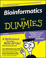 Couverture cartonnée Bioinformatics for Dummies de Jean-Michel Claverie, Cedric Notredame