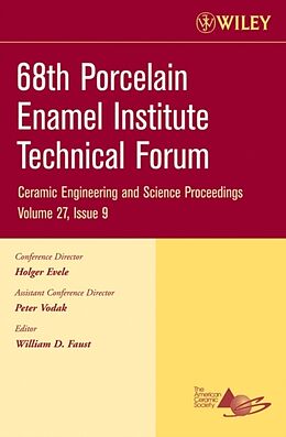 Couverture cartonnée 68th Porcelain Enamel Institute Technical Forum de William D. Faust