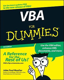 eBook (pdf) VBA For Dummies de John Paul Mueller