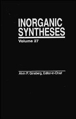 E-Book (pdf) Inorganic Syntheses von Alvin P. Ginsberg
