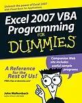 E-Book (pdf) Excel 2007 VBA Programming For Dummies, von John Walkenbach