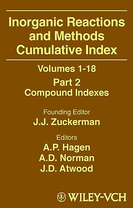 eBook (pdf) Inorganic Reactions and Methods, Cumulative Index, Part 2 de J. J. Zuckerman